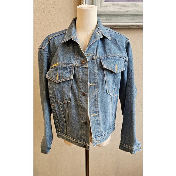 Vintage Larrikin Australian‎ Koalas Denim Jean Jacket Womens Medium to Large - Picture 2 of 6